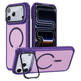 iPhone 18 Pro Max / 17 Pro Max EIDERWOOD Hybrid Plast Bagside Cover m. Kamera Cover & Ståfunktion - MagSafe Kompatibel - Lilla