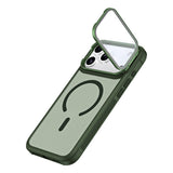 iPhone 18 Pro / 17 Pro EIDERWOOD Hybrid Plast Bagside Cover m. Kamera Cover & Ståfunktion - MagSafe Kompatibel - Grøn