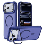iPhone 18 Pro / 17 Pro EIDERWOOD Hybrid Plast Bagside Cover m. Kamera Cover & Ståfunktion - MagSafe Kompatibel - Blå