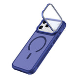 iPhone 18 Pro / 17 Pro EIDERWOOD Hybrid Plast Bagside Cover m. Kamera Cover & Ståfunktion - MagSafe Kompatibel - Blå