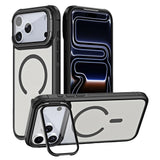 iPhone 18 Pro / 17 Pro EIDERWOOD Hybrid Plast Bagside Cover m. Kamera Cover & Ståfunktion - MagSafe Kompatibel - Sort