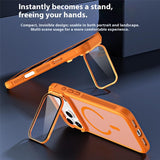iPhone 18 Pro / 17 Pro EIDERWOOD Hybrid Plast Bagside Cover m. Kamera Cover & Ståfunktion - MagSafe Kompatibel - Grå