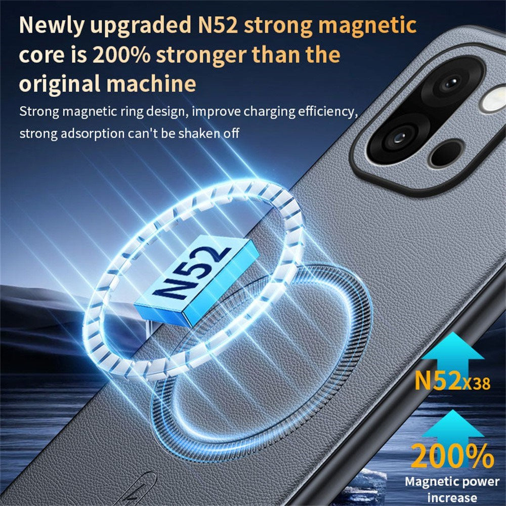 EIDERWOOD OnePlus 15 Hybrid Plastik Mobil Cover m. Kunstlæder - MagSafe Kompatibel - Grøn