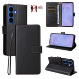 EIDERWOOD Samsung Galaxy S26 Kunstlæder Flip Cover - Strop - Sort