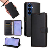 EIDERWOOD Samsung Galaxy S26 Kunstlæder Flip Cover - Strop - Sort