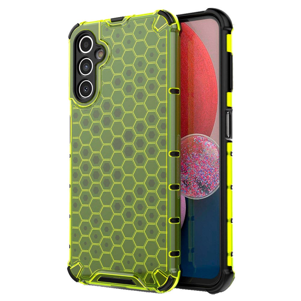 Samsung Galaxy A14 (5G) Hybrid Case - Honeycomb Grøn