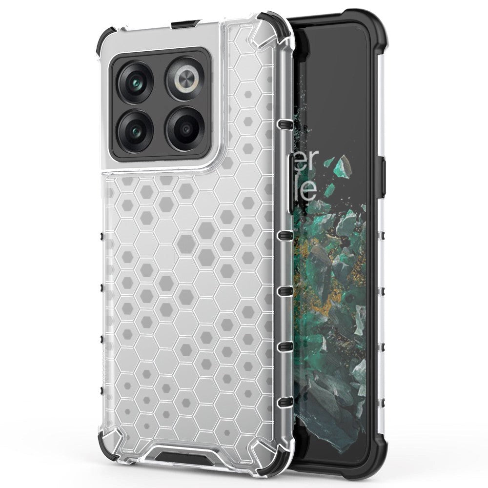 OnePlus 10T Hybrid Case - Honeycomb Grå