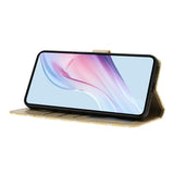 EIDERWOOD iPhone 17 Kunstlæder Flip Mobil Cover m. Polka Design - Gul