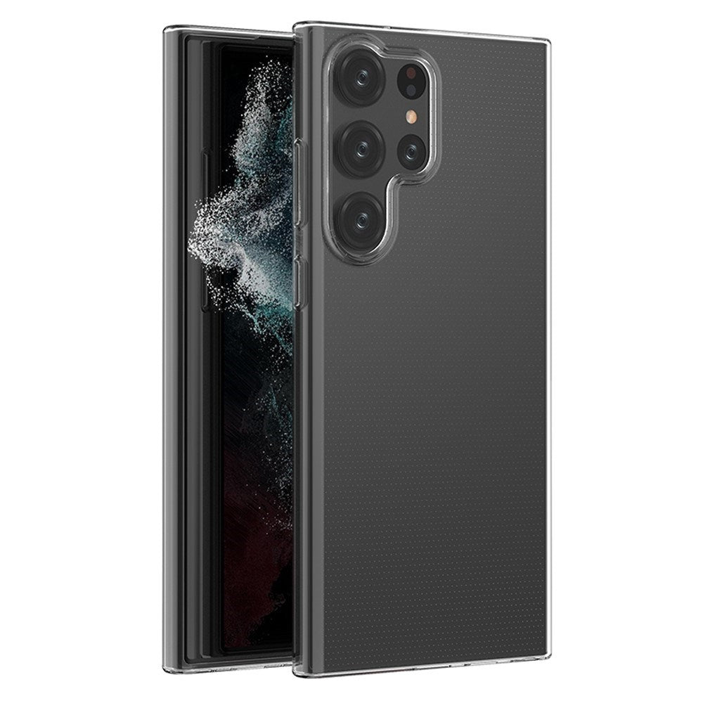 Samsung Galaxy S23 Ultra - EIDERWOOD Fleksibelt Plastik Cover - Gennemsigtig