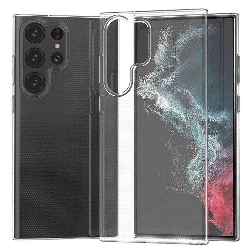 Samsung Galaxy S23 Ultra - EIDERWOOD Fleksibelt Plastik Cover - Gennemsigtig