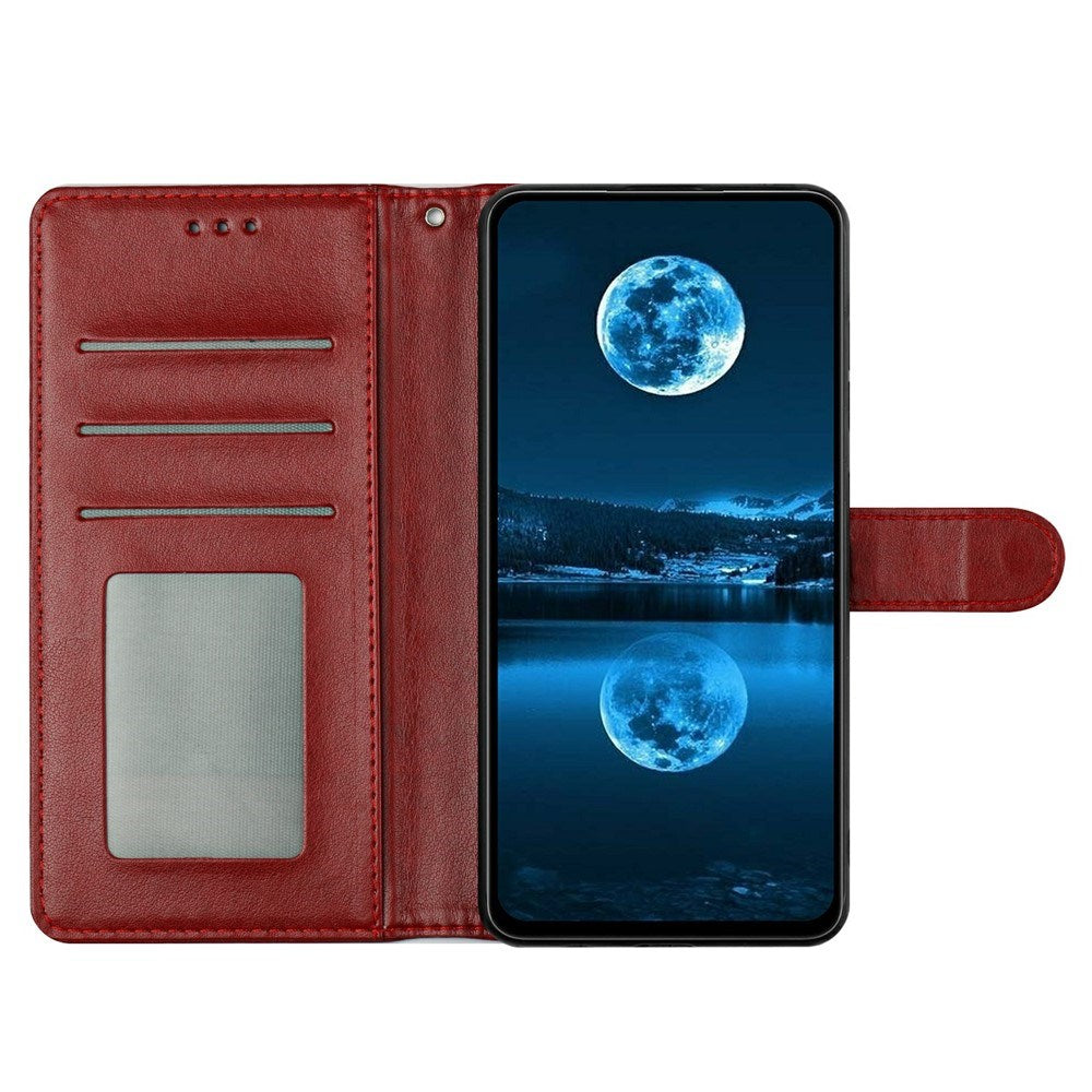 EIDERWOOD Samsung Galaxy S26 Ultra Kunstlæder Flip Cover m. Strop & Pung - Rød