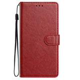 EIDERWOOD Samsung Galaxy S26 Ultra Kunstlæder Flip Cover m. Strop & Pung - Rød