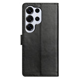 EIDERWOOD Samsung Galaxy S26 Ultra Kunstlæder Flip Cover m. Strop & Pung - Sort