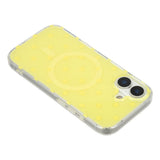 EIDERWOOD iPhone 17 Hybrid Mobil Cover m. Polka Design - MagSafe Kompatibel - Gennemsigtig / Gul
