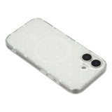 EIDERWOOD iPhone 17 Hybrid Mobil Cover m. Polka Design - MagSafe Kompatibel - Gennemsigtig / Hvid