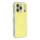 EIDERWOOD iPhone 17 Pro Hybrid Mobil Cover m. Polka Design - MagSafe Kompatibel - Gennemsigtig / Gul