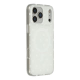 EIDERWOOD iPhone 17 Pro Max Hybrid Mobil Cover m. Polka Design - MagSafe Kompatibel - Gennemsigtig / Hvid