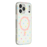 EIDERWOOD iPhone 17 Pro Max Hybrid Mobil Cover m. Polka Design - MagSafe Kompatibel - Gennemsigtig / Multi