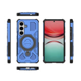 EIDERWOOD Samsung Galaxy S26 Hybrid Håndværker Cover - Roterende Kickstand - Blå