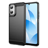 EIDERWOOD Motorola Moto G06 / G06 Power - Carbon Fiber Mobil Cover - Sort