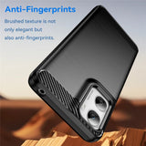 EIDERWOOD Motorola Moto G06 / G06 Power - Carbon Fiber Mobil Cover - Sort