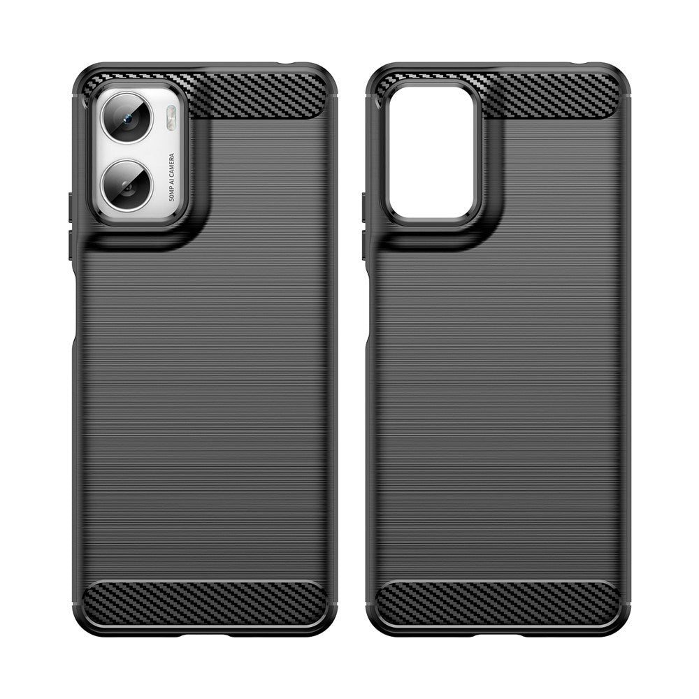 EIDERWOOD Motorola Moto G06 / G06 Power - Carbon Fiber Mobil Cover - Sort