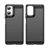 EIDERWOOD Motorola Moto G06 / G06 Power - Carbon Fiber Mobil Cover - Sort