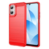 EIDERWOOD Motorola Moto G06 / G06 Power - Carbon Fiber Mobil Cover - Rød