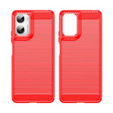 EIDERWOOD Motorola Moto G06 / G06 Power - Carbon Fiber Mobil Cover - Rød
