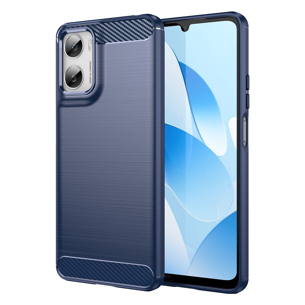 EIDERWOOD Motorola Moto G06 / G06 Power - Carbon Fiber Mobil Cover - Blå