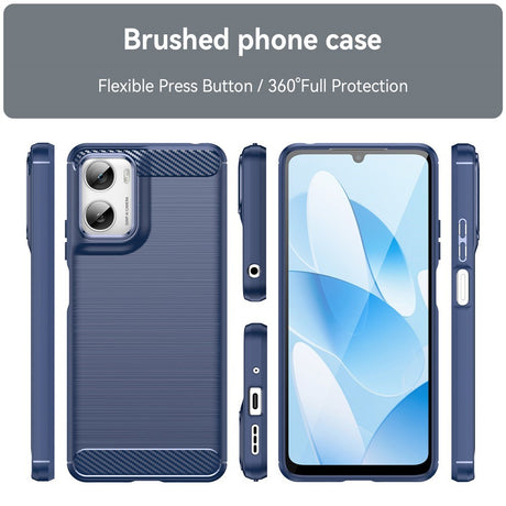 EIDERWOOD Motorola Moto G06 / G06 Power - Carbon Fiber Mobil Cover - Blå