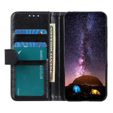 EIDERWOOD Motorola Moto G06 Kunstlæder Flipcover med Pung - Sort