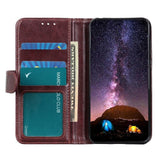 EIDERWOOD Motorola Moto G06 Kunstlæder Flipcover med Pung - Brun
