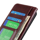 EIDERWOOD Motorola Moto G06 Kunstlæder Flipcover med Pung - Brun