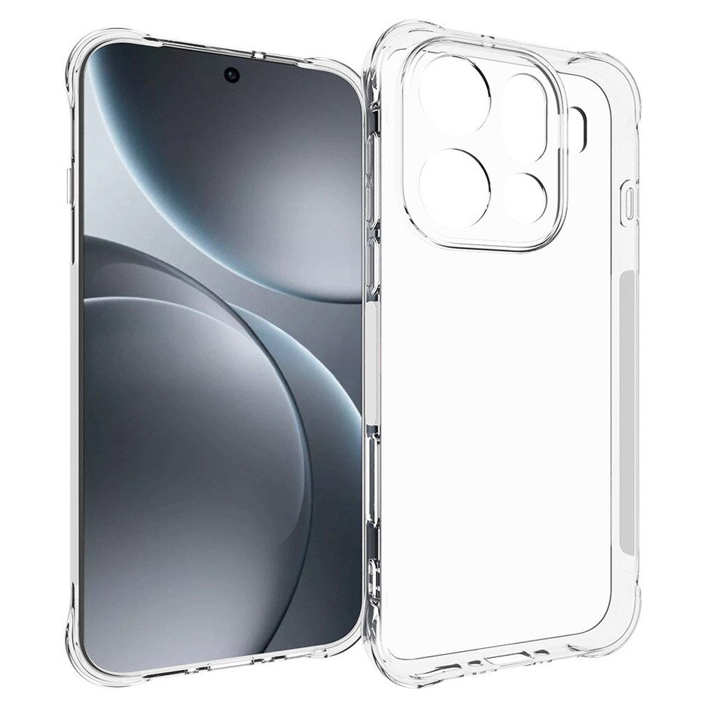 OPPO Find X9 Pro EIDERWOOD Fleksibelt Plast Bagside Cover m. Stødabsorberende Hjørner - Gennemsigtig