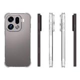 OPPO Find X9 Pro EIDERWOOD Fleksibelt Plast Bagside Cover m. Stødabsorberende Hjørner - Gennemsigtig