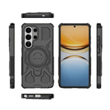 Samsung Galaxy S26 Ultra Håndværkercover m. Kickstand & 2 x Skærmbeskyttelse - Sort
