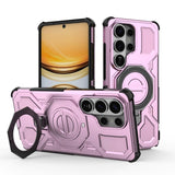 Samsung Galaxy S26 Ultra Håndværkercover m. Kickstand & 2 x Skærmbeskyttelse - Lyserød