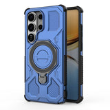 Samsung Galaxy S26 Ultra Håndværkercover m. Kickstand & 2 x Skærmbeskyttelse - Blå