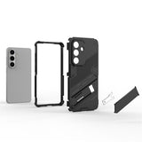 EIDERWOOD Samsung Galaxy S26 Hybrid Håndværker Bagside Cover - Kickstand - Sort