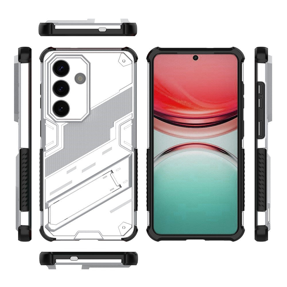 EIDERWOOD Samsung Galaxy S26 Hybrid Håndværker Bagside Cover - Kickstand - Hvid