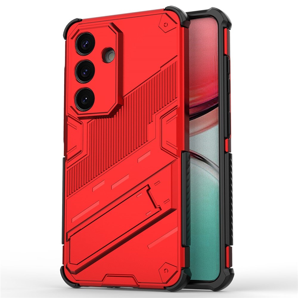 EIDERWOOD Samsung Galaxy S26 Hybrid Håndværker Bagside Cover - Kickstand - Rød