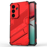 EIDERWOOD Samsung Galaxy S26 Hybrid Håndværker Bagside Cover - Kickstand - Rød
