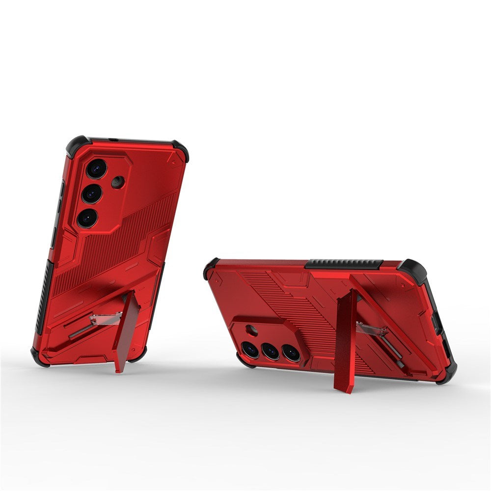 EIDERWOOD Samsung Galaxy S26 Hybrid Håndværker Bagside Cover - Kickstand - Rød