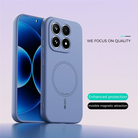 Xiaomi 17 Silikone Mobil Cover - MagSafe Kompatibel - Blå