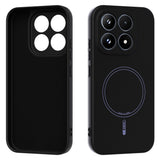 Xiaomi 17 Silikone Mobil Cover - MagSafe Kompatibel - Sort