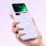 Xiaomi 17 Pro Silikone Mobil Cover - MagSafe Kompatibel - Lyserød