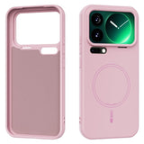 Xiaomi 17 Pro Max Silikone Mobil Cover - MagSafe Kompatibel - Lyserød