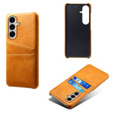EIDERWOOD Samsung Galaxy S26 Kunstlæder Bagside Cover m. Kortholder - Orange
