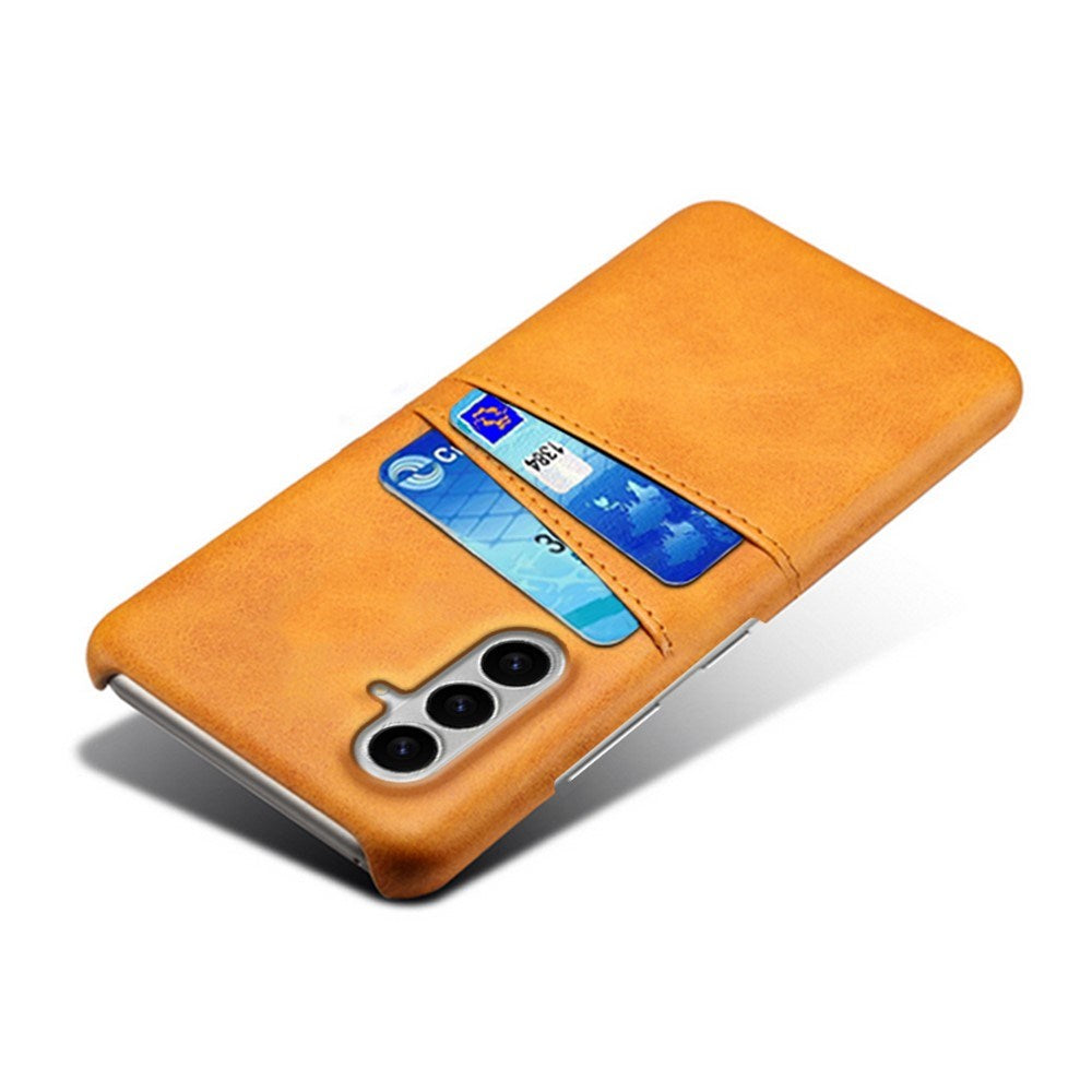 EIDERWOOD Samsung Galaxy S26 Kunstlæder Bagside Cover m. Kortholder - Orange